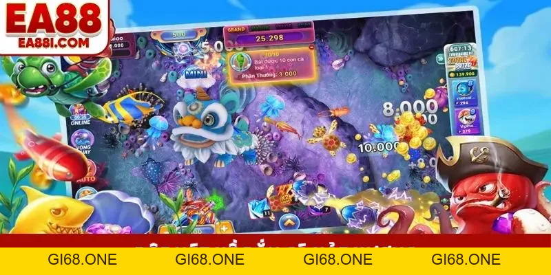 Bắn Cá Hải Vương - Siêu Phẩm Kinh Điển Hàng Đầu Châu Á - gi68